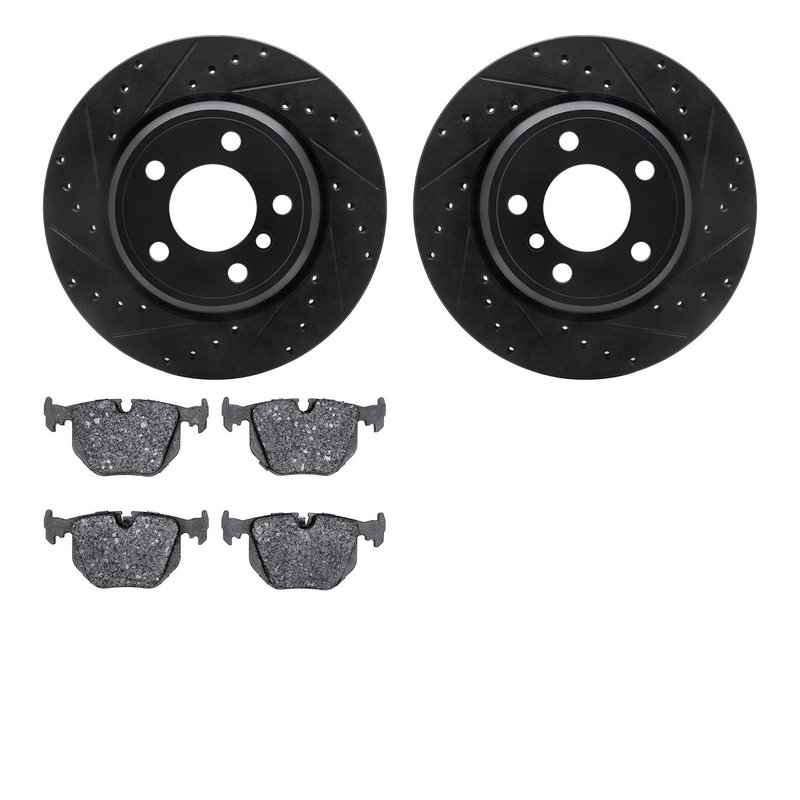 Dynamite Friction 8602-31106 Disc Brake Kit - Rear