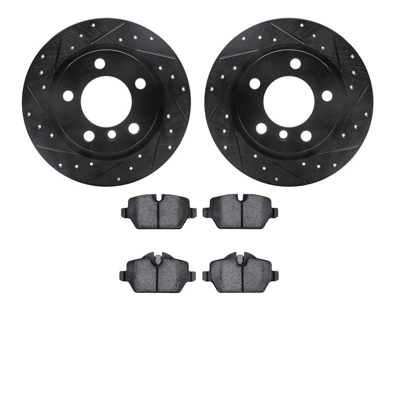 Dynamic Friction 8602-32010 Disc Brake Kit - Rear