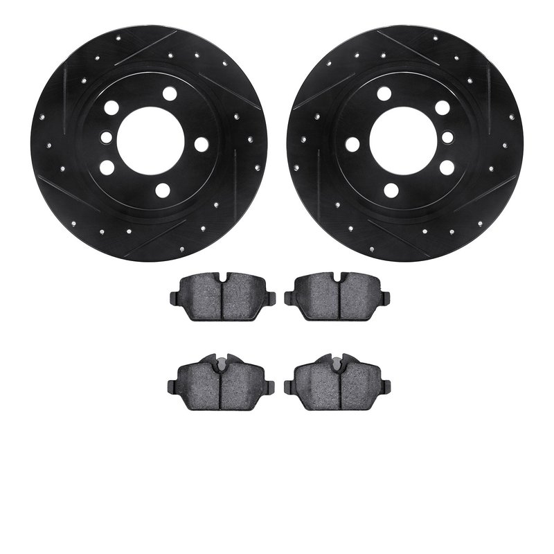 Dynamic Friction 8602-32012 Disc Brake Kit - Rear