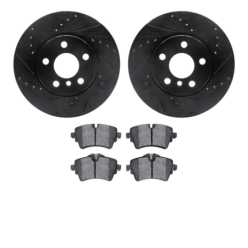 Dynamite Friction 8602-32015 Disc Brake Kit - Front
