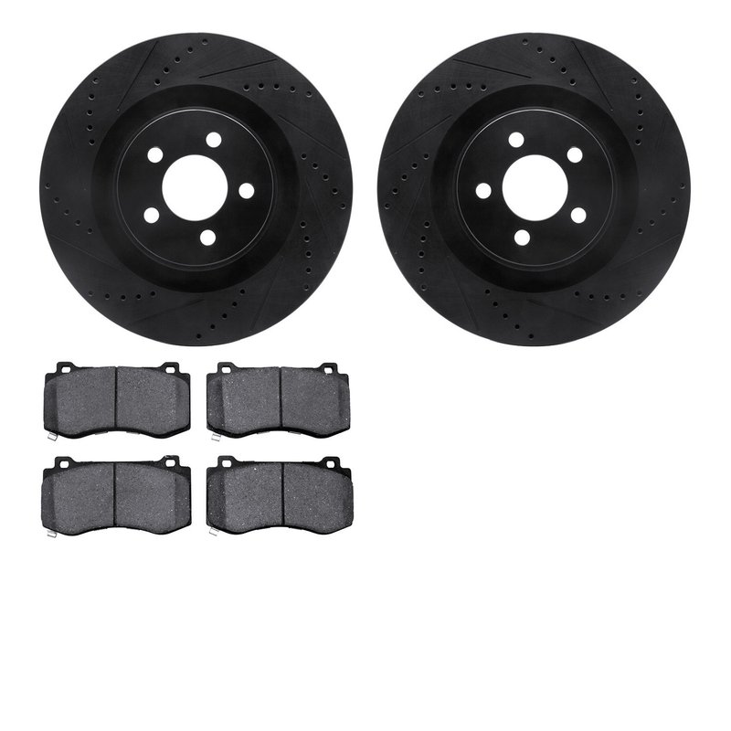 Dynamite Friction 8602-39000 Disc Brake Kit - Front