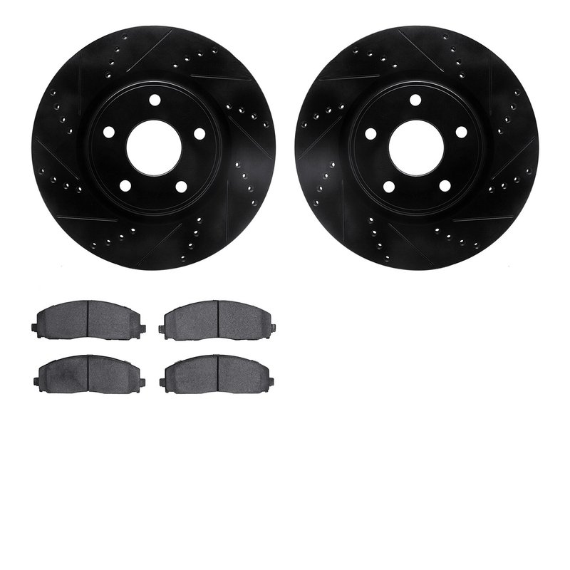 Dynamite Friction 8602-40003 Disc Brake Kit - Front