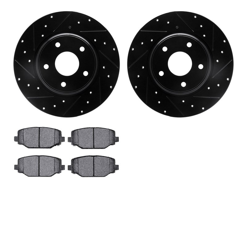Dynamite Friction 8602-40004 Disc Brake Kit - Rear