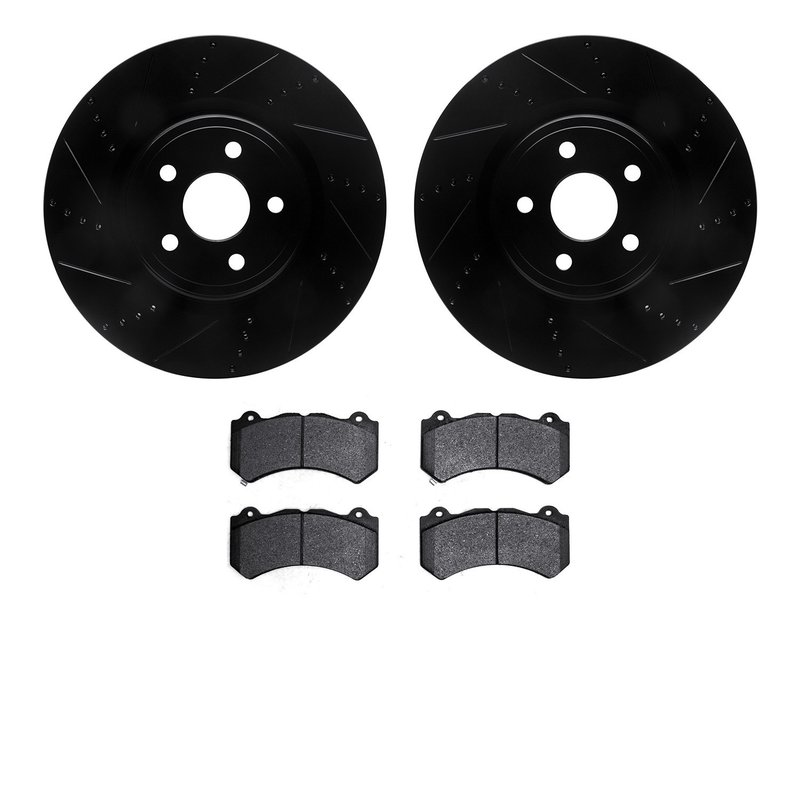 Dynamite Friction 8602-42006 Disc Brake Kit - Front