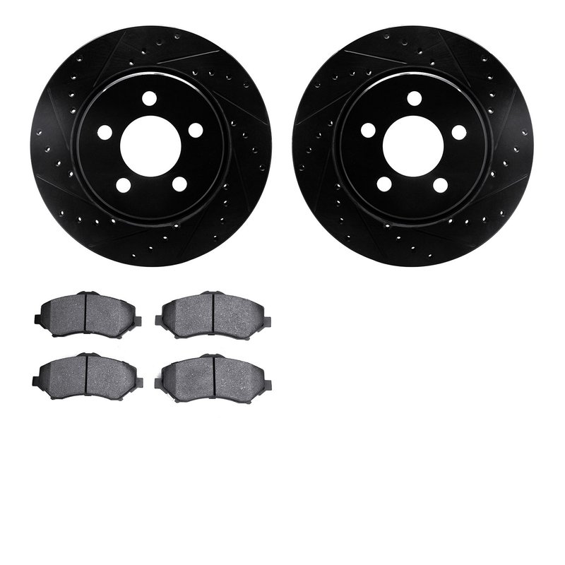 Dynamite Friction 8602-42009 Disc Brake Kit - Front