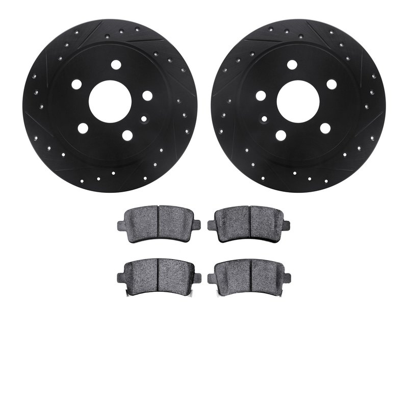 Dynamite Friction 8602-45003 Disc Brake Kit - Rear