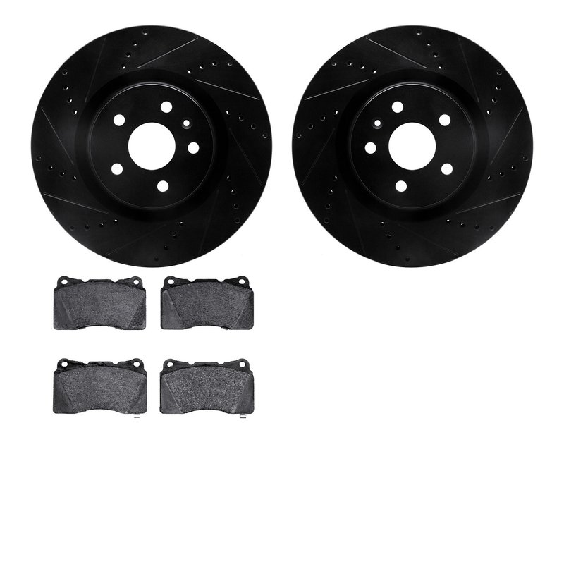 Dynamite Friction 8602-45006 Disc Brake Kit - Front