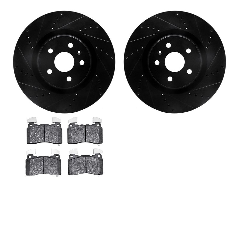 Dynamite Friction 8602-45008 Disc Brake Kit - Front