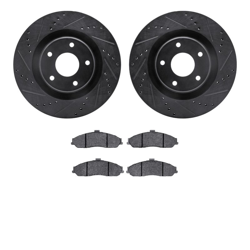 Dynamite Friction 8602-46006 Disc Brake Kit - Front
