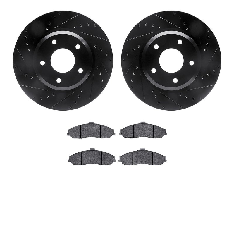 Dynamite Friction 8602-52002 Disc Brake Kit - Front