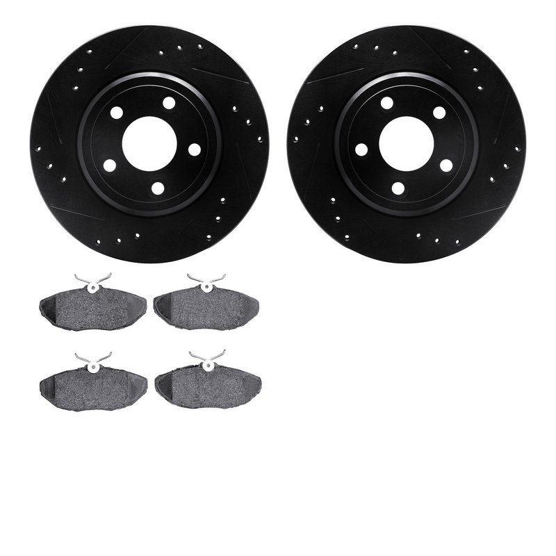 Dynamic Friction 8602-54005 Disc Brake Kit - Rear