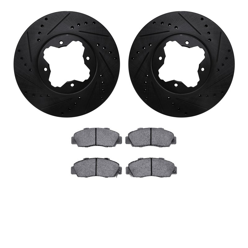 Dynamic Friction 8602-59000 Disc Brake Kit - Front