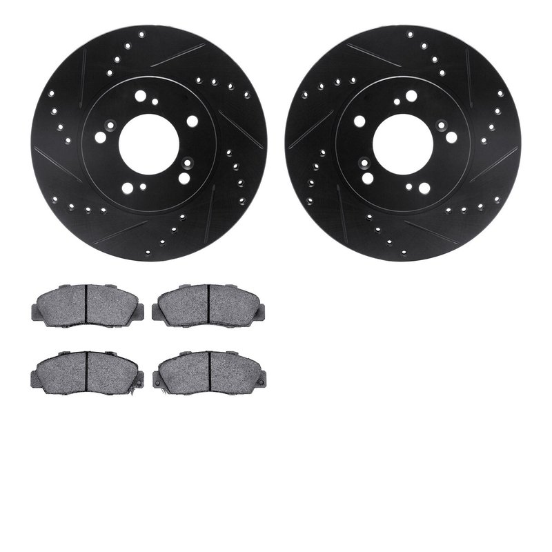 Dynamite Friction 8602-59003 Disc Brake Kit - Front