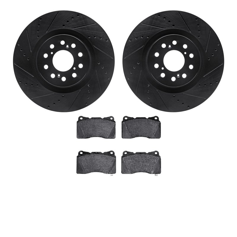 Dynamite Friction 8602-59007 Disc Brake Kit - Front