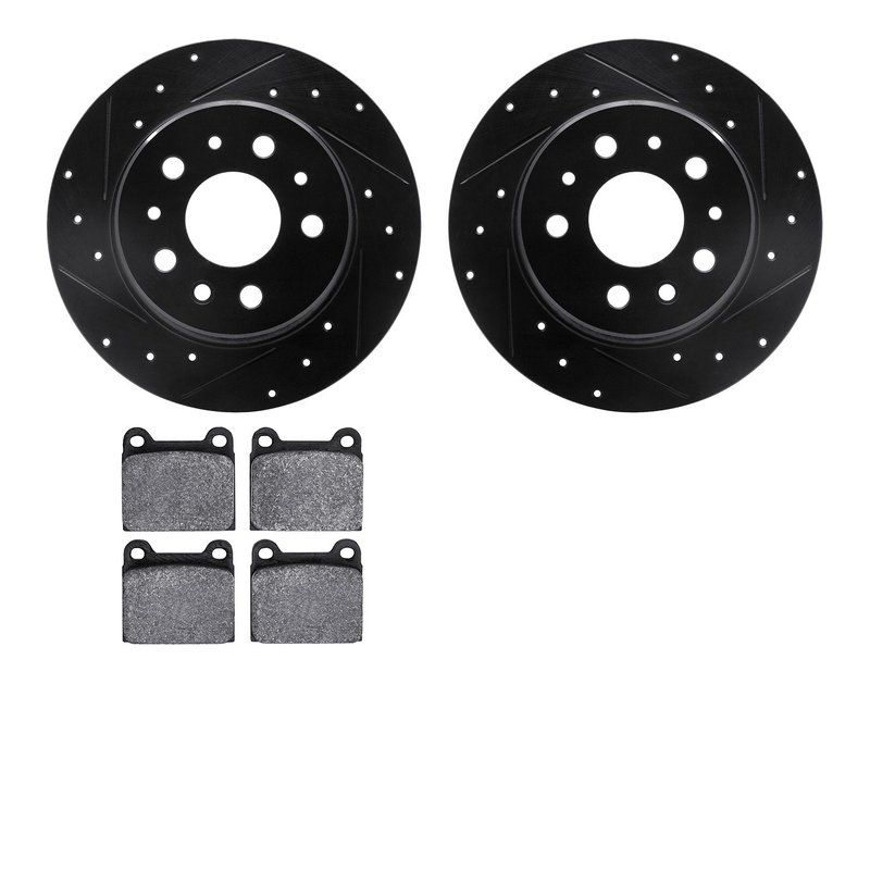 Dynamite Friction 8602-63003 Disc Brake Kit - Rear