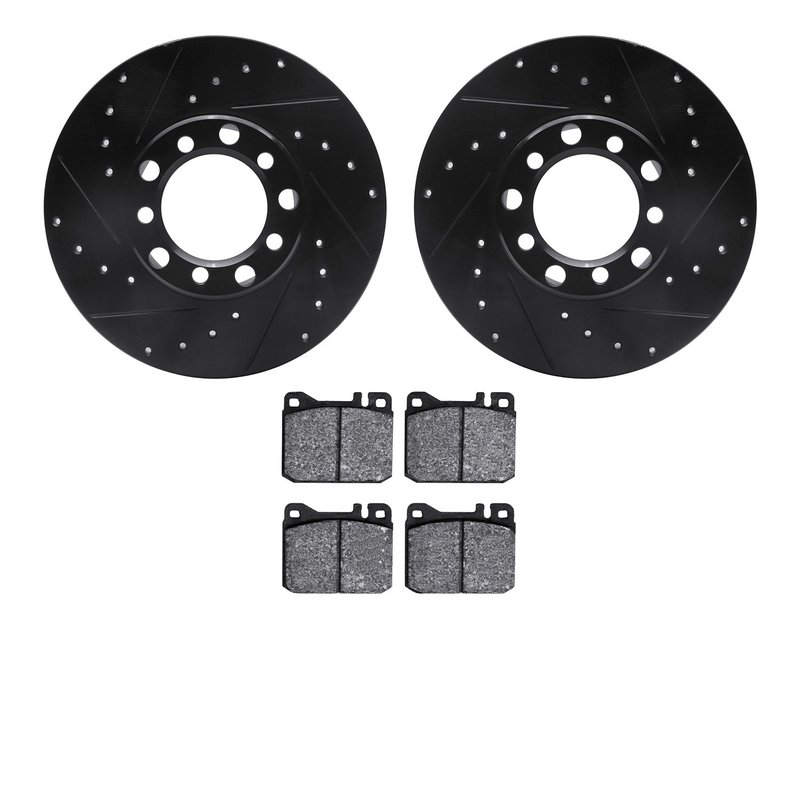 Dynamite Friction 8602-63006 Disc Brake Kit - Front