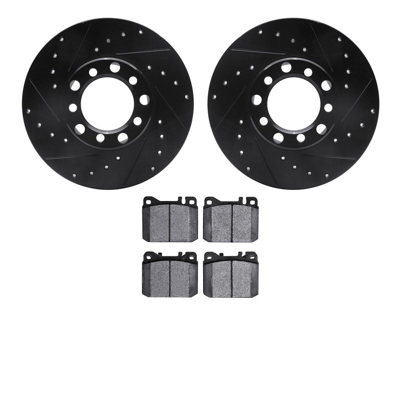 Dynamite Friction 8602-63007 Disc Brake Kit - Front