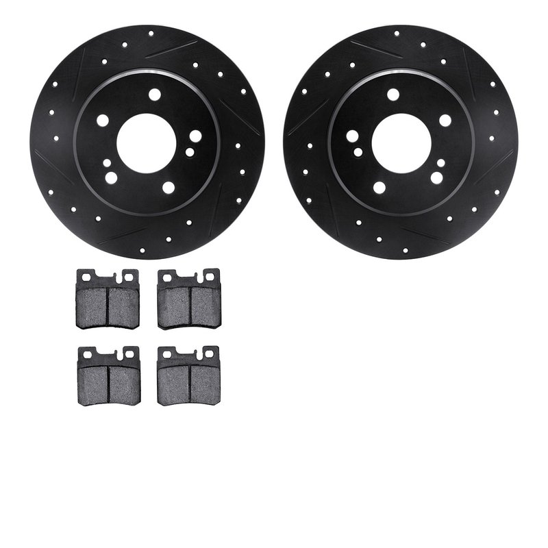 Dynamite Friction 8602-63014 Disc Brake Kit - Rear