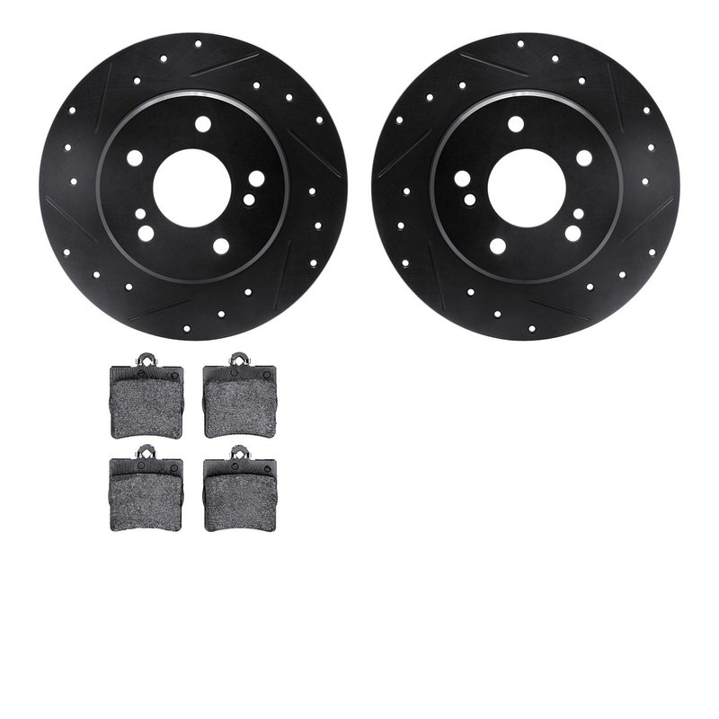 Dynamic Friction 8602-63015 Disc Brake Kit - Rear
