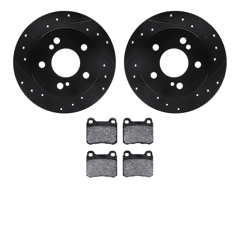 Dynamite Friction 8602-63017 Disc Brake Kit - Rear