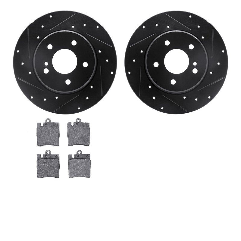 Dynamite Friction 8602-63036 Disc Brake Kit - Rear