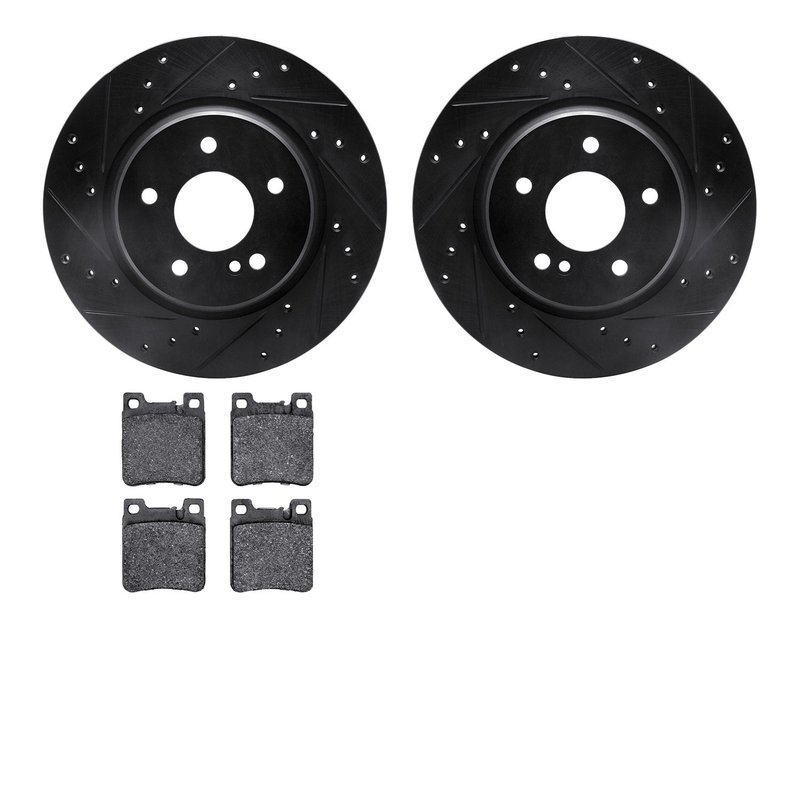 Dynamite Friction 8602-63041 Disc Brake Kit - Rear
