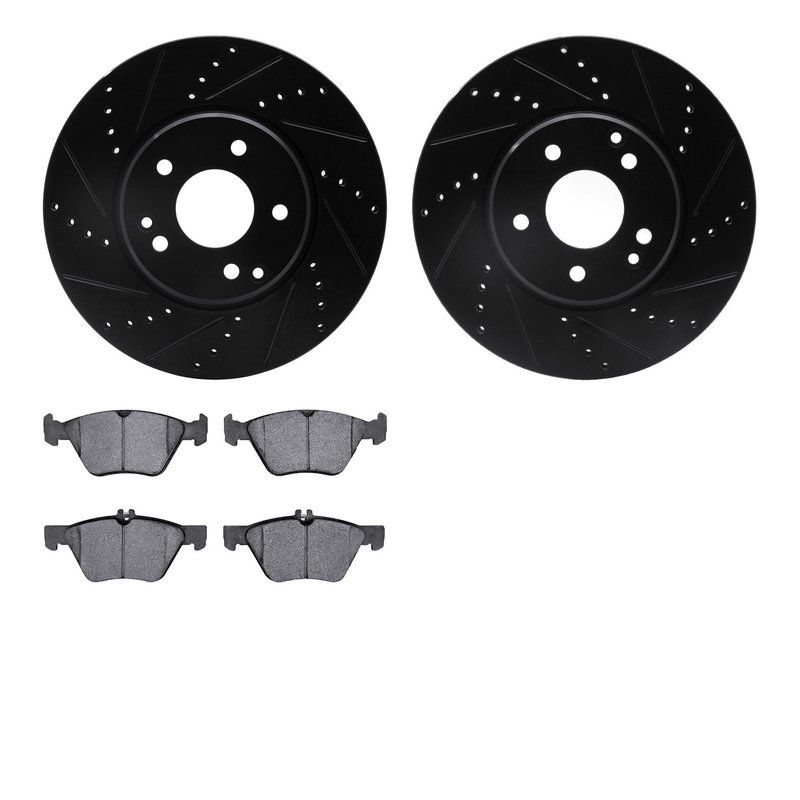 Dynamite Friction 8602-63045 Disc Brake Kit - Front