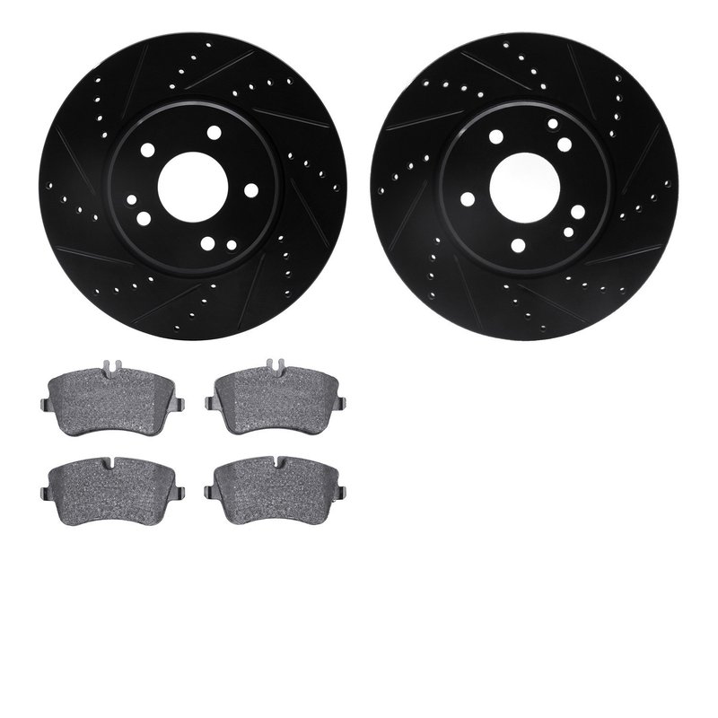 Dynamite Friction 8602-63046 Disc Brake Kit - Front