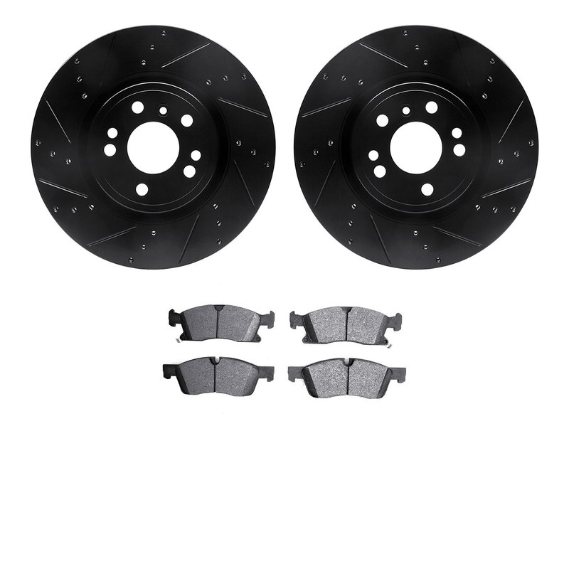 Dynamite Friction 8602-63074 Disc Brake Kit - Front
