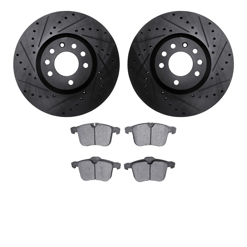 Dynamite Friction 8602-65016 Disc Brake Kit - Front