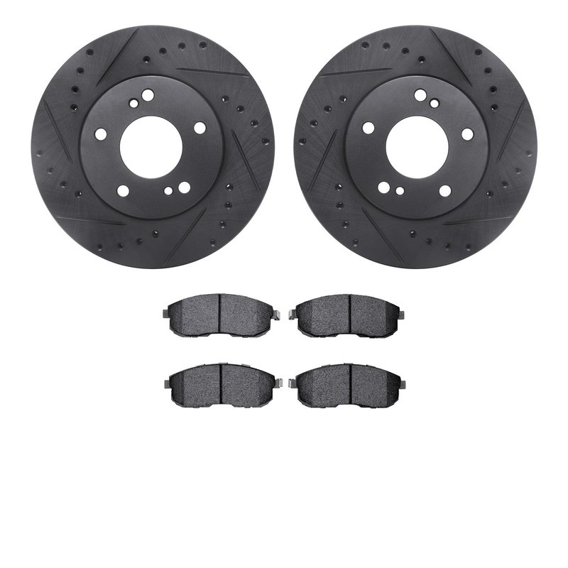 Dynamite Friction 8602-67000 Disc Brake Kit - Front