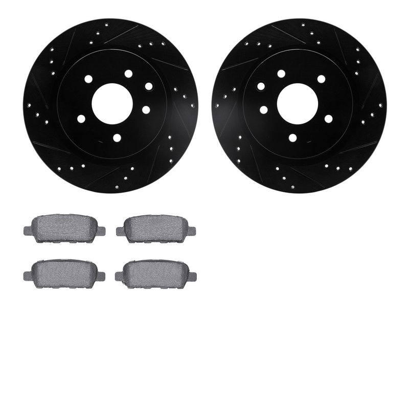 Dynamite Friction 8602-67003 Disc Brake Kit - Rear