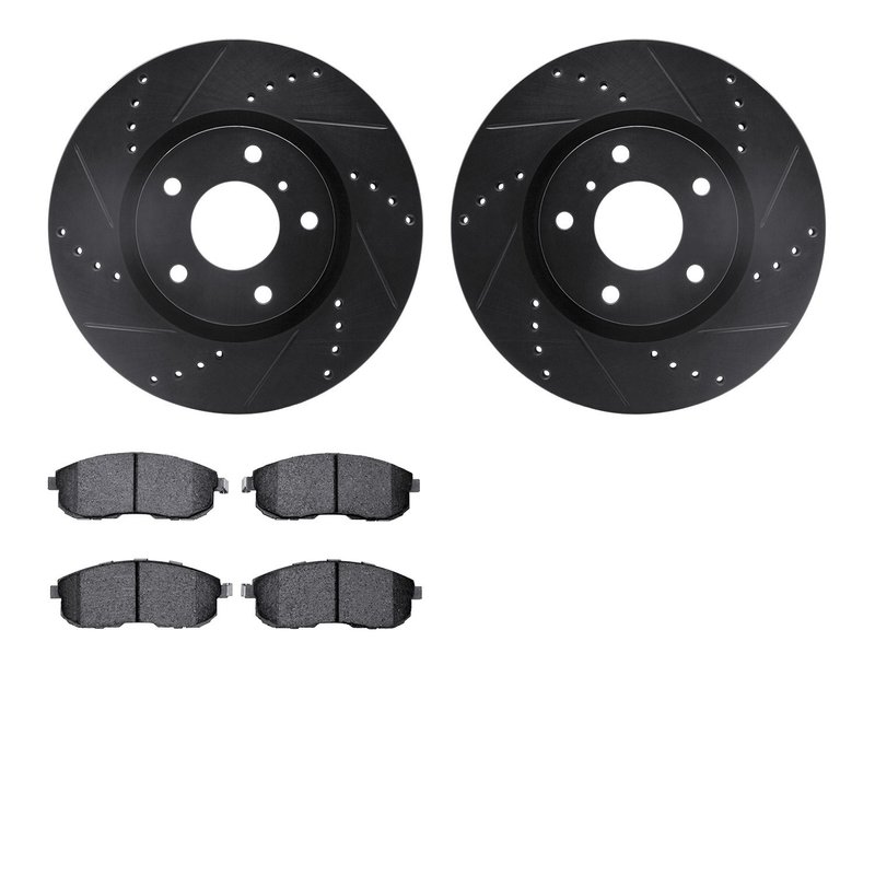 Dynamite Friction 8602-68000 Disc Brake Kit - Front