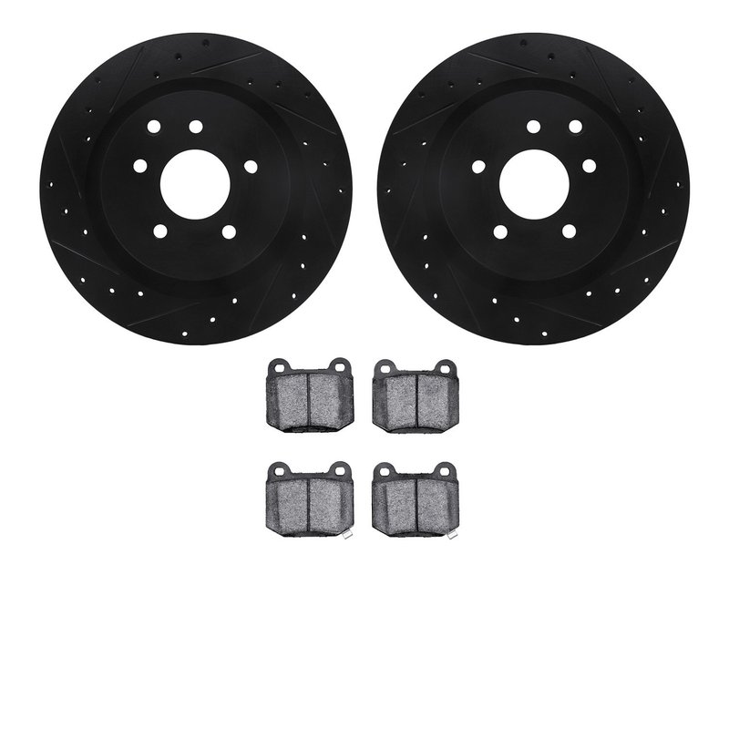 Dynamic Friction 8602-68002 Disc Brake Kit - Rear