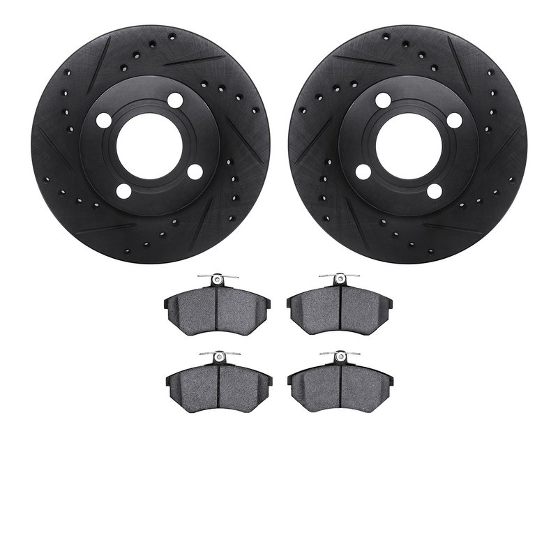 Dynamite Friction 8602-73006 Disc Brake Kit - Front