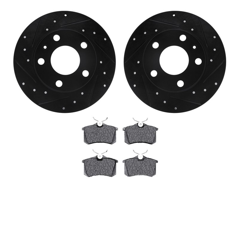 Dynamite Friction 8602-73037 Disc Brake Kit - Rear