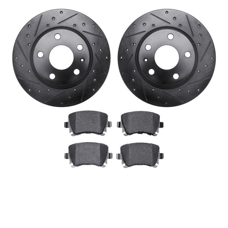 Dynamite Friction 8602-73043 Disc Brake Kit - Rear