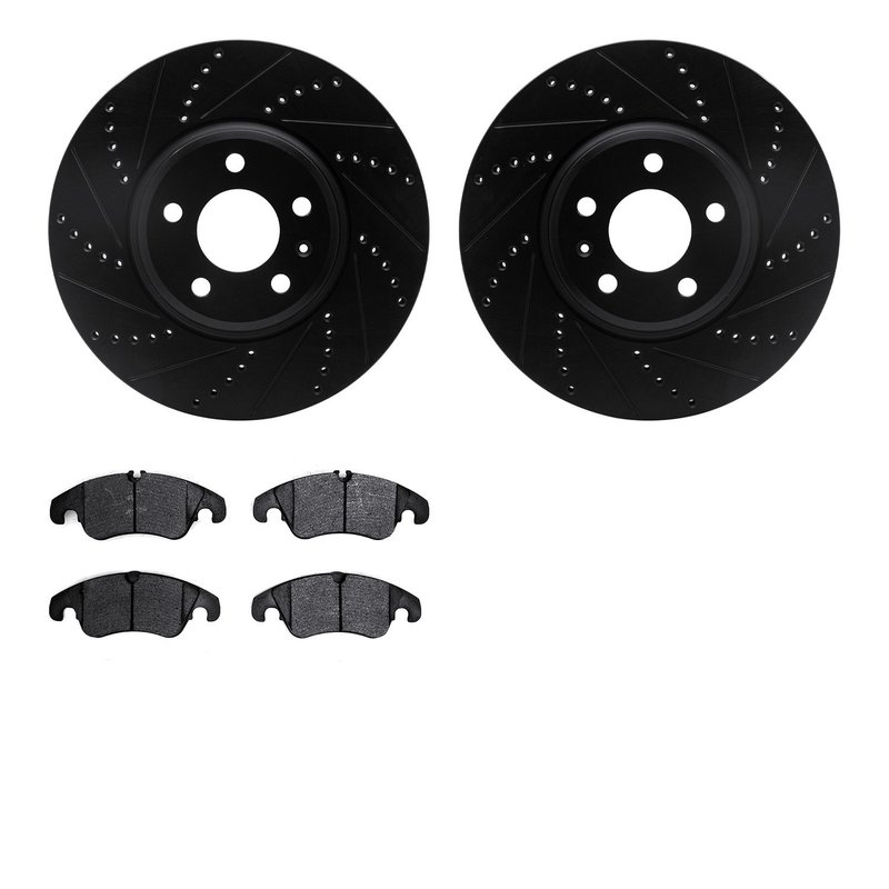 Dynamite Friction 8602-73046 Disc Brake Kit - Front