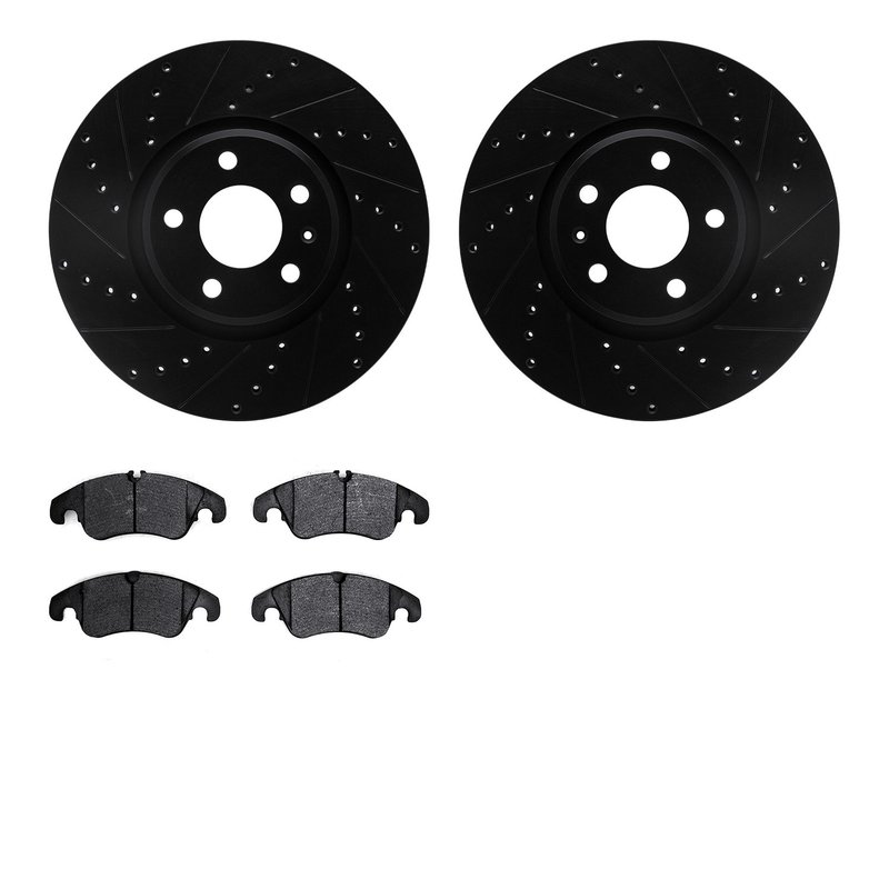 Dynamite Friction 8602-73051 Disc Brake Kit - Front
