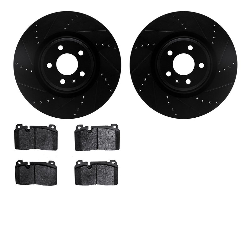 Dynamite Friction 8602-73058 Disc Brake Kit - Front