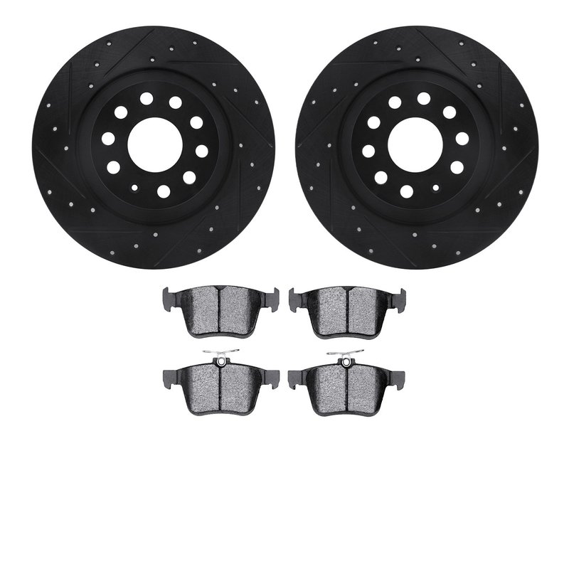 Dynamite Friction 8602-73061 Disc Brake Kit - Rear