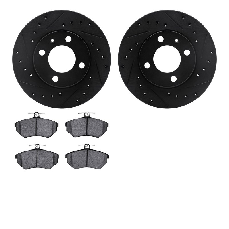 Dynamite Friction 8602-74004 Disc Brake Kit - Front