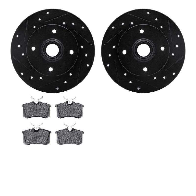 Dynamite Friction 8602-74005 Disc Brake Kit - Rear