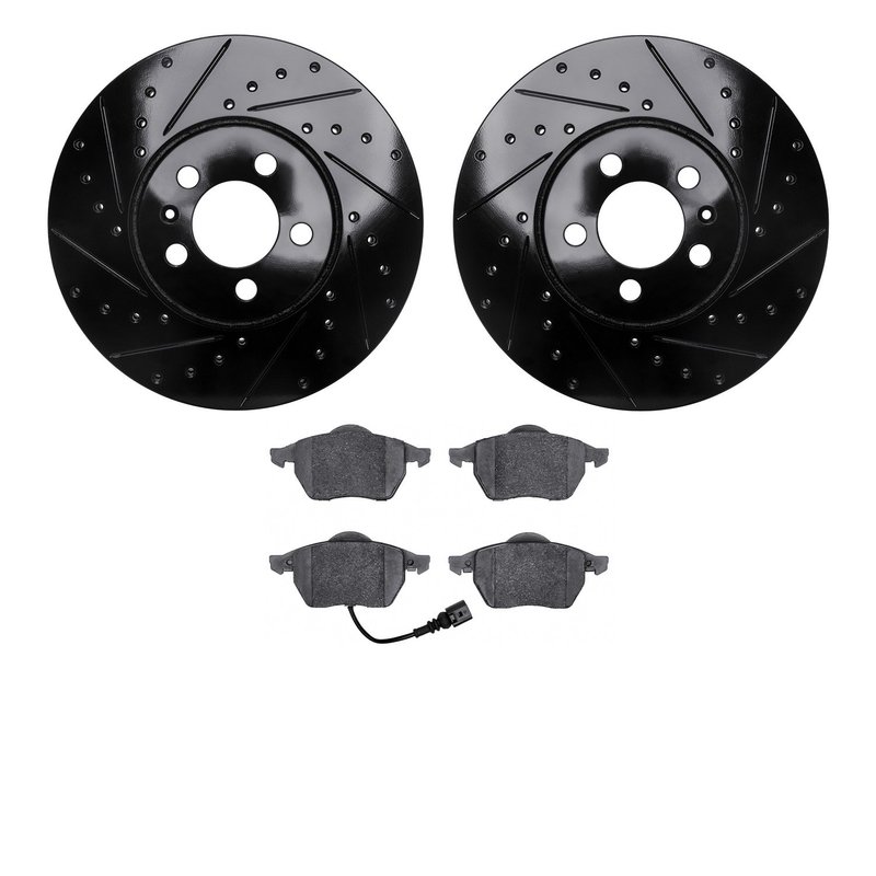 Dynamite Friction 8602-74024 Disc Brake Kit - Front
