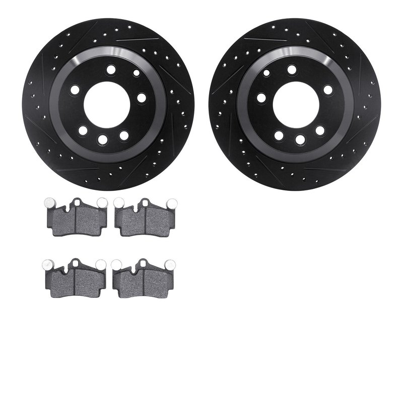 Dynamite Friction 8602-74048 Disc Brake Kit - Rear