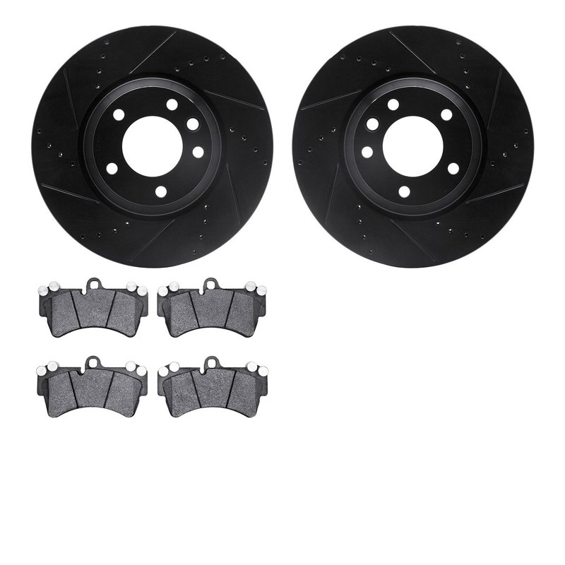 Dynamite Friction 8602-74052 Disc Brake Kit - Front
