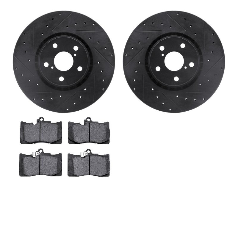 Dynamite Friction 8602-75005 Disc Brake Kit - Front