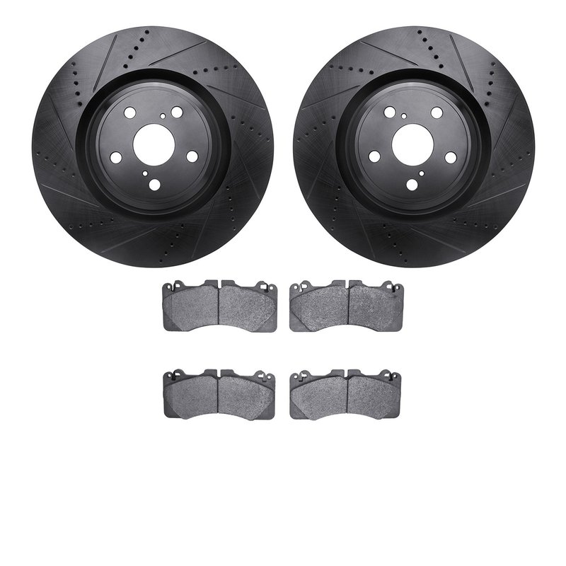 Dynamite Friction 8602-75007 Disc Brake Kit - Front