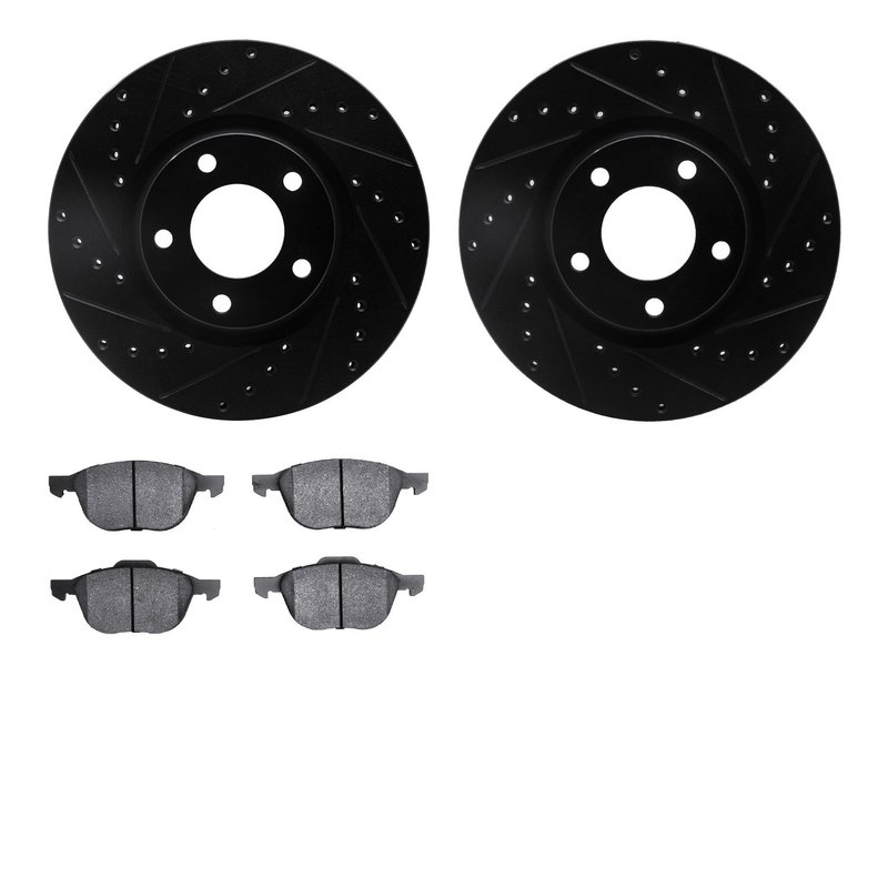 Dynamite Friction 8602-80006 Disc Brake Kit - Front