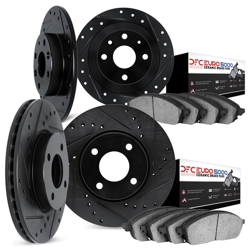 Dynamite Friction 8604-07000 Disc Brake Kit - Front and Rear